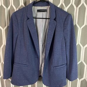 Dusty blue, lined Blazer - The Limited
